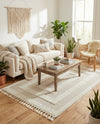 Sahara Chic Collection Area Rug -  Casablanca Rectangle Ivory  lifestyle 20