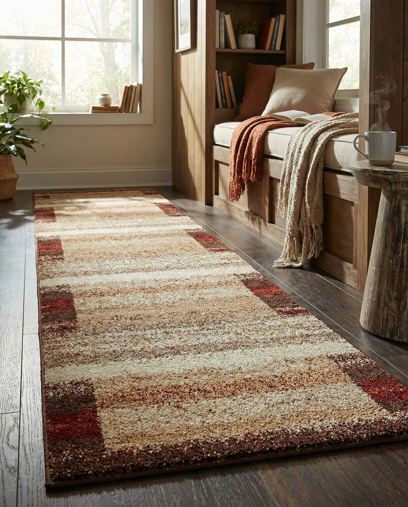 Autumn Meadow Collection Area Rug -  Maplecrest Runner Beige  lifestyle 26