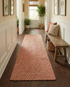 Highland Woven Jute Collection Area Rug - Glenmore (Rust Red) Runner Rust Red  lifestyle 41