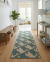 Seaside Haven Rugs Collection Area Rug -  Pelican Runner Stone Blue  lifestyle 56