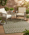 Savannah Pergola Collection Area Rug -  Pergola (Green) Rectangle Green  lifestyle 20