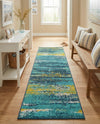 Seaside Haven Rugs Collection Area Rug -  Sandbar Runner Multi.Blue  lifestyle 70