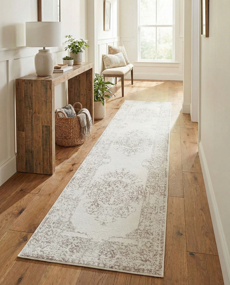 Cambridge Classics Collection Area Rug -  Magdalene (Ivory) Runner Ivory  lifestyle 77