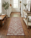Patio Heritage Collection Area Rug - Savannah (Rust Red) Runner Rust Red  lifestyle 65