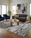 Aegean Elegance Collection Area Rug - Mesa Rectangle Gray  lifestyle 21