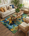 Seaside Blooms Collection Area Rug -  Grove Rectangle Multi  lifestyle 38