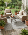 Savannah Escape Collection Area Rug - Mara Rectangle Light Gray  lifestyle 61