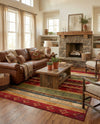 Urban Terrace Collection Area Rug -  Rooftop Rectangle Multi  lifestyle 35