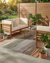 Urban Terrace Collection Area Rug -  Corsica Square Multi  lifestyle 50