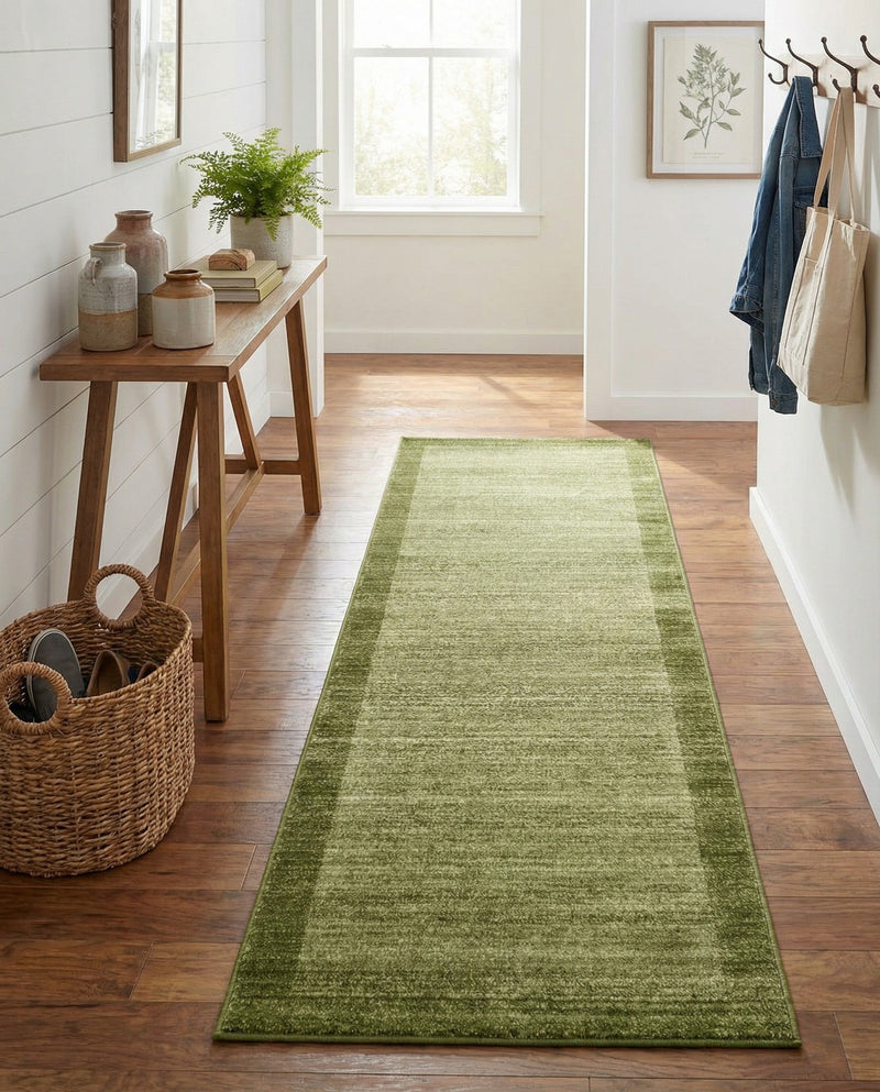 Studio Haven Collection Area Rug -  Conservatory (Light Green) Runner Light Green  lifestyle 54