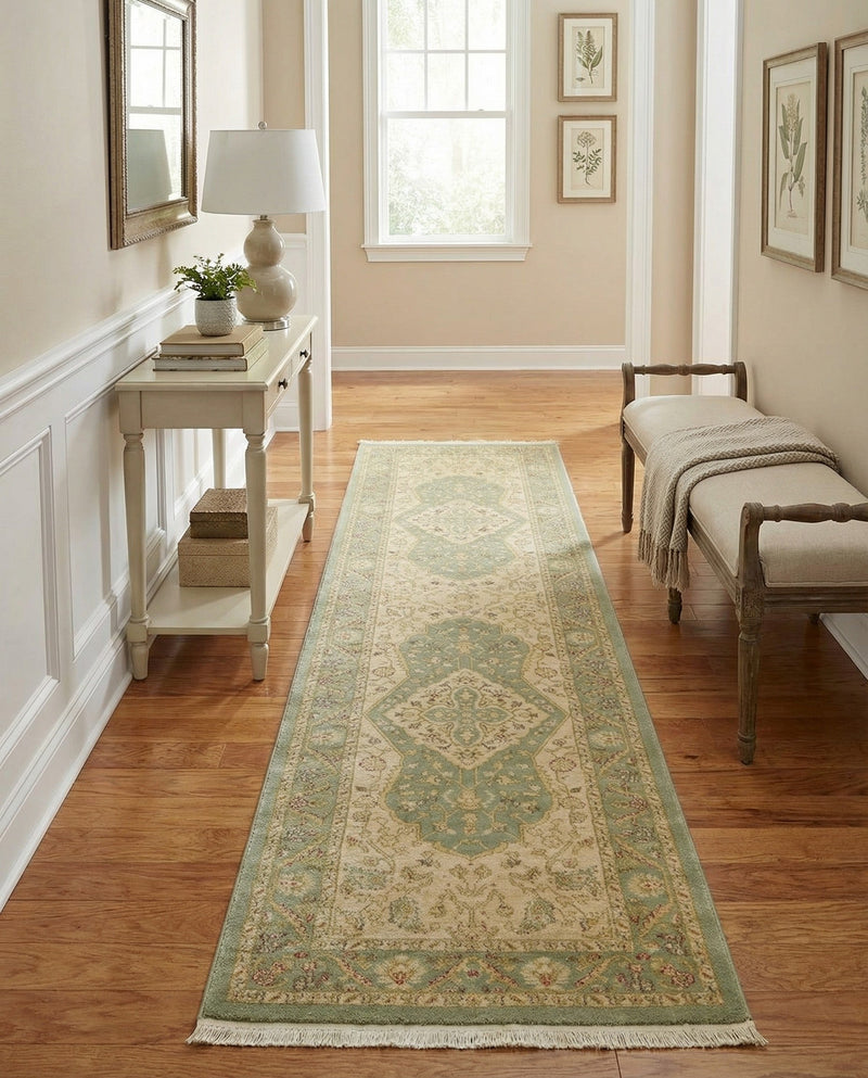 Chelsea Elegance Collection Area Rug -  Twickenham Runner Light Green  lifestyle 87