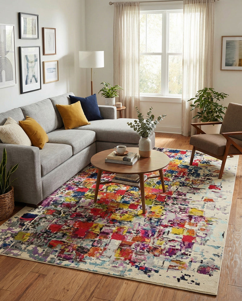 Marrakesh Elegance Collection Area Rug -  Azilal Rectangle Multi  lifestyle 20