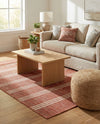 Urban Oasis Rugs Collection Area Rug -  District (Rust Red) Rectangle Rust Red  lifestyle 19