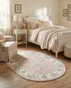 Adriana Terrace Collection Area Rug -  Positano (Rose) Oval Rose  lifestyle 57