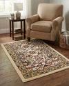 Tabriz Tapestry Collection Area Rug - Sahand (Cream) Rectangle Cream  lifestyle 16