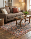 Heritage Elegance Collection Area Rug -  Himeji Rectangle Navy Blue  lifestyle 13
