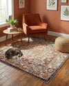 Savannah Soiree Collection Area Rug -  Everglade (Multi) Square Multi  lifestyle 35