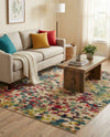 Outdoor Marrakesh Collection Area Rug -  Oujda Rectangle Multi  lifestyle 14