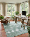 Cathedral Elegance Collection Area Rug - Chapel Rectangle Green  lifestyle 66