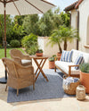 Jill Zarin Sedona Oasis Outdoor Collection Area Rug - Coconino (Navy Sky) Rectangle Navy Sky  lifestyle 14