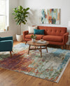 Arcadia Rugs Collection Area Rug -  Avalon Square Multi  lifestyle 69