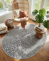 Urban Oasis Rugs Collection Area Rug -  Terrace (Black) Oval Black  lifestyle 61