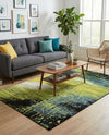 Venetian Elegance Collection Area Rug -  Chioggia Rectangle Light Green  lifestyle 6