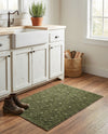 Garden Lattice Charm Collection Area Rug - Arbor (Green) Rectangle Green  lifestyle 6