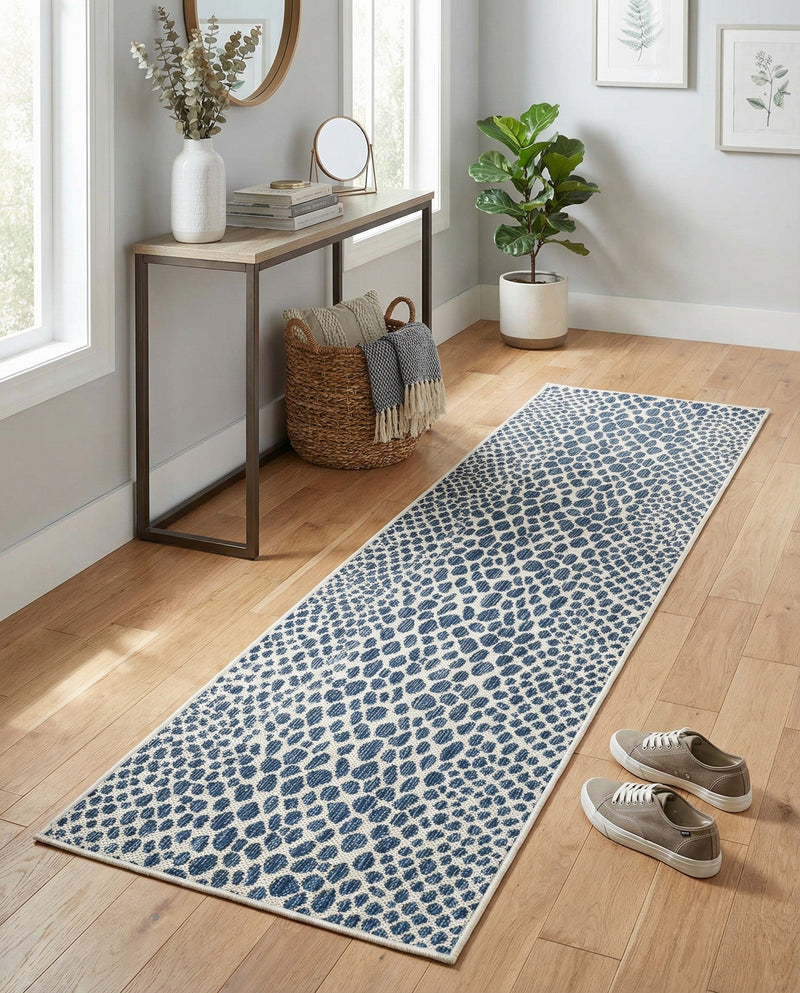 Urban Oasis Rugs Collection Area Rug -  Terrace (Blue) Runner Blue  lifestyle 82