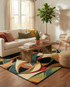 Seaside Blooms Collection Area Rug -  Tivoli Rectangle Multi  lifestyle 27