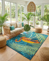 Seaside Haven Rugs Collection Area Rug -  Tidepool Rectangle Multi  lifestyle 10