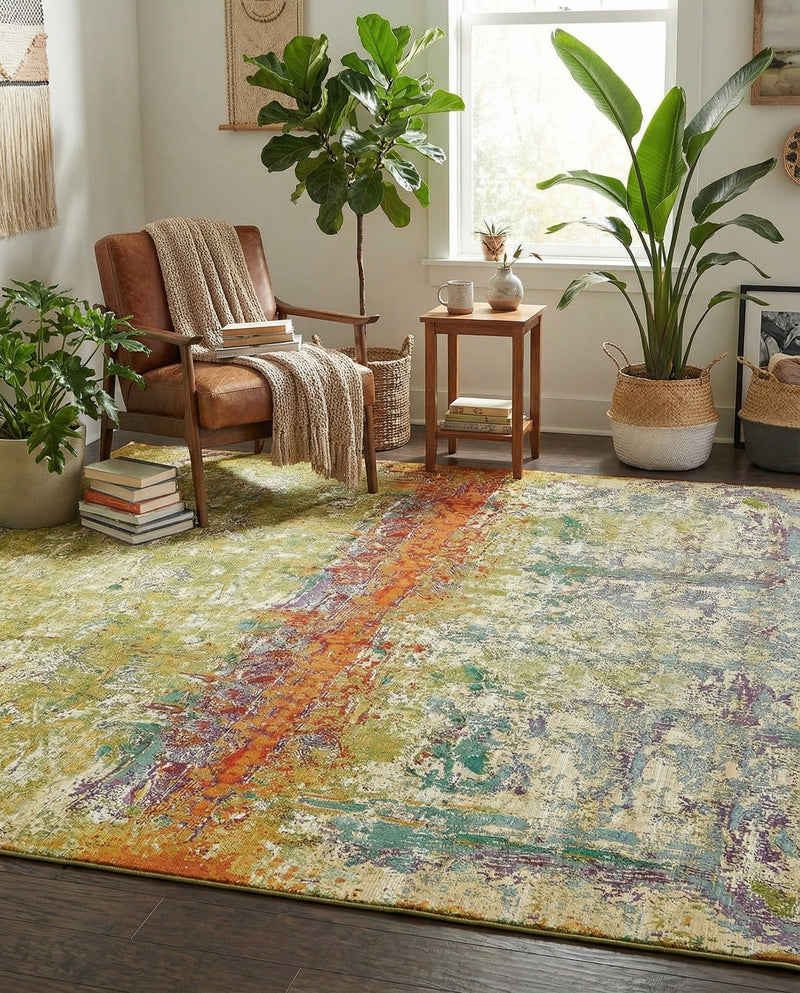 Urban Terrace Collection Area Rug -  Terrace Rectangle Multi  lifestyle 19