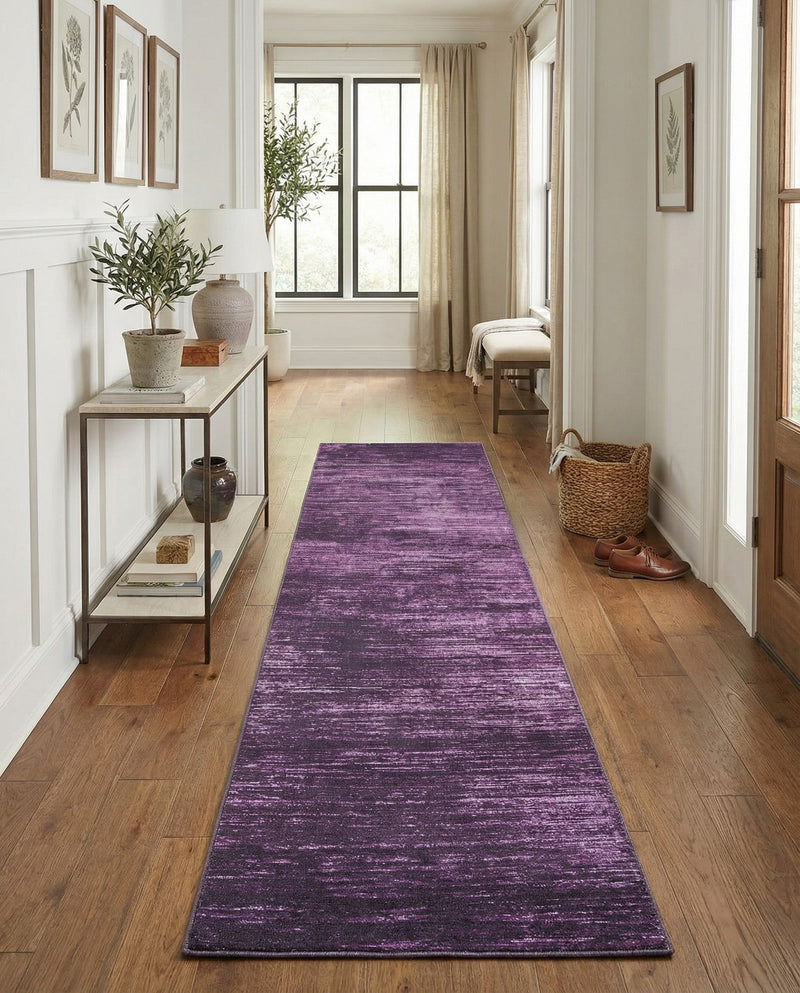 Sahara Essence Collection Area Rug - Oasis (Purple) Runner Purple  lifestyle 47