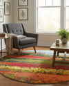 Marrakesh Elegance Collection Area Rug -  Taliouine Round Multi  lifestyle 58