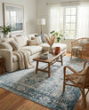 Riviera Elegance Collection Area Rug - Antibes (Light Blue) Rectangle Light Blue  lifestyle 10