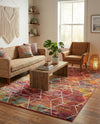 Trellis Mosaic Collection Area Rug - Arborville (Multi) Rectangle Multi  lifestyle 5