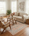 Savannah Series Collection Area Rug -  Beaufort Rectangle Powder Pink  lifestyle 36