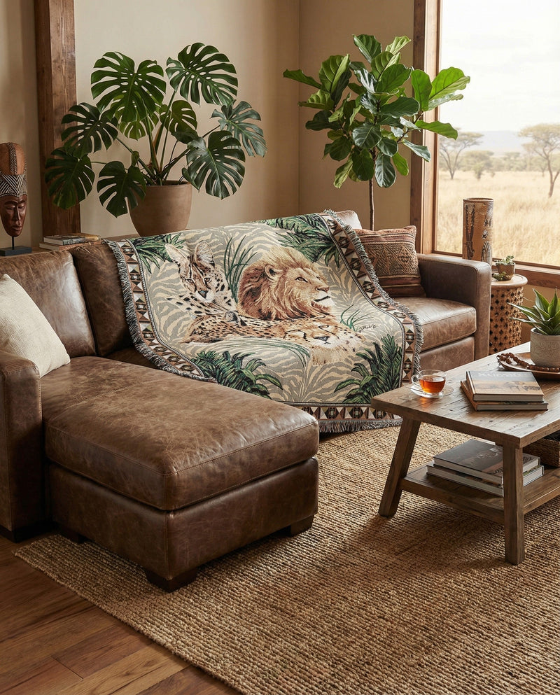 Fleece Haven Collection Area Rug -  Lansing Rectangle Multi  lifestyle 3