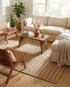 Sequoia Handwoven Jute Collection Area Rug - Briarwood Square Natural  lifestyle 17