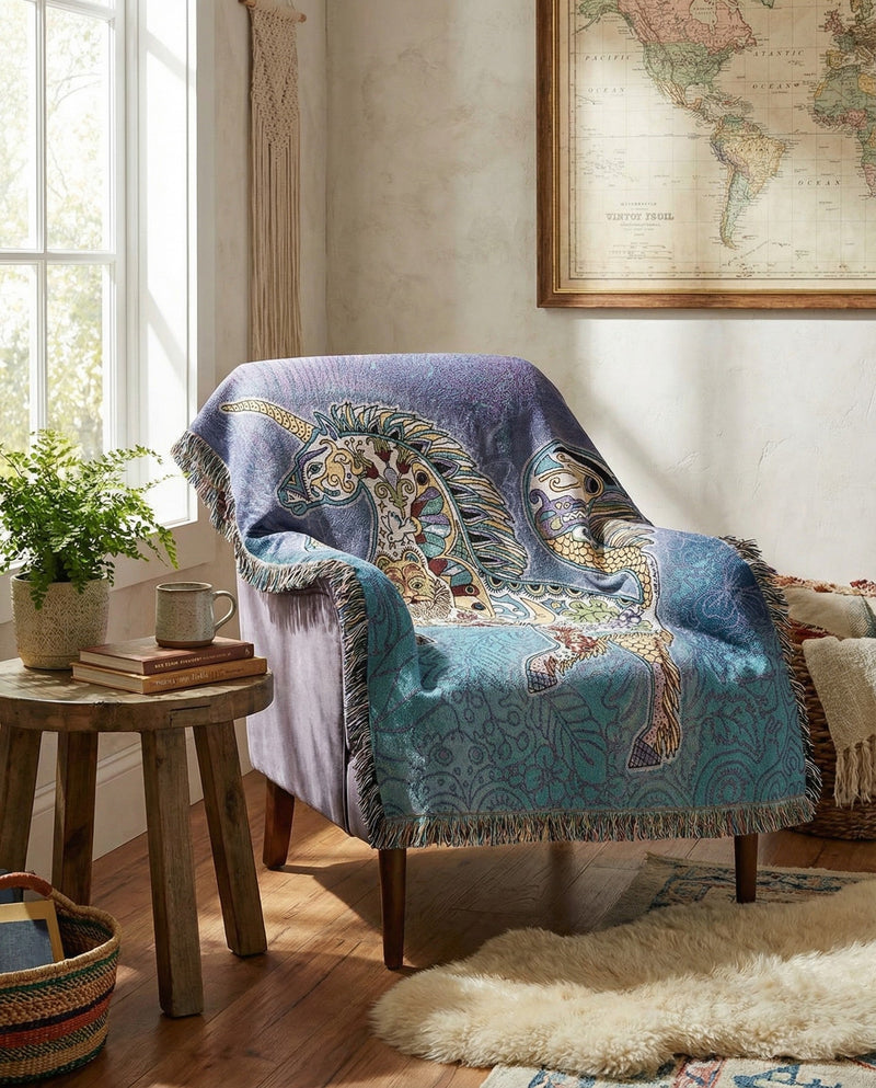 Fleece Haven Collection Area Rug -  Newberg Rectangle Multi  lifestyle 3