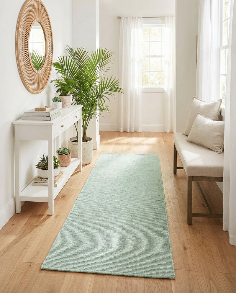 Jill Zarin Sedona Oasis Outdoor Collection Area Rug - Coconino (Palm Green) Runner Palm Green  lifestyle 43