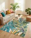 Seaside Blooms Collection Area Rug -  Arcadia Rectangle Multi  lifestyle 36