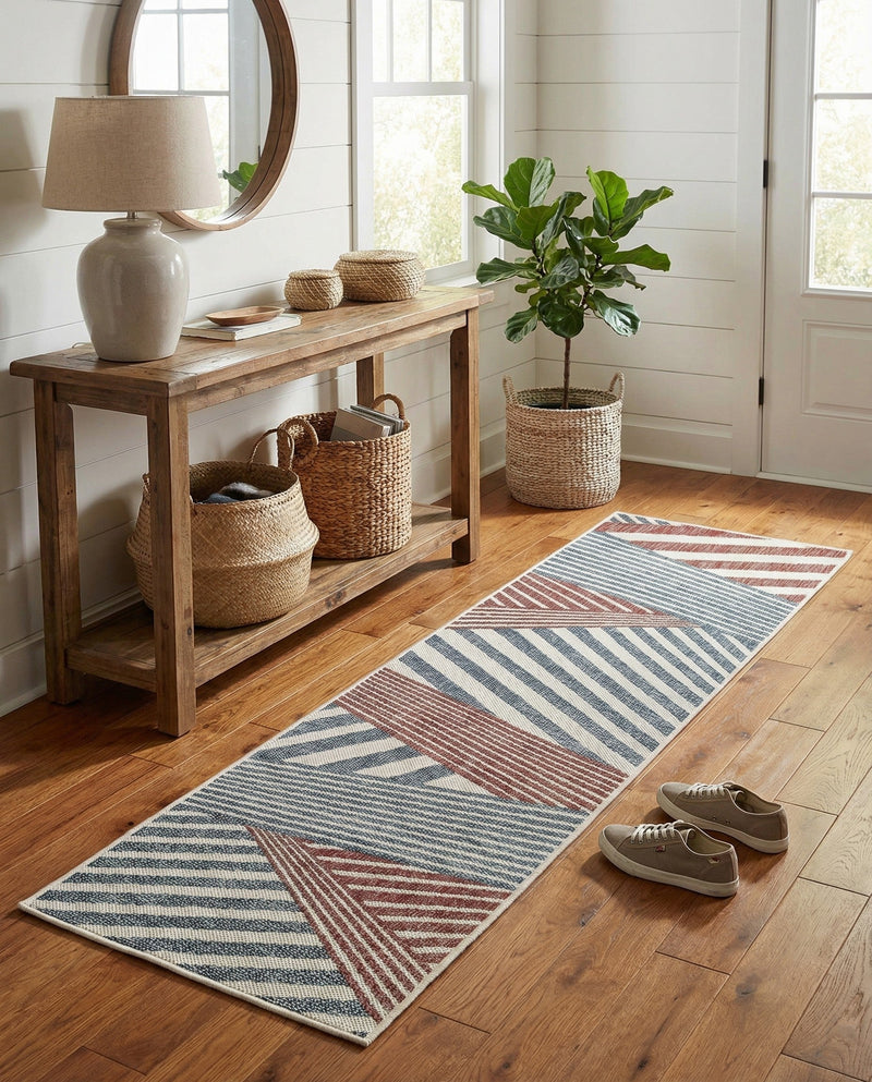 Urban Oasis Rugs Collection Area Rug -  Loft Runner Blue  lifestyle 57