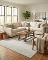 Marrakesh Lattice Collection Area Rug - Casablanca (Light Gray) Rectangle Light Gray  lifestyle 12