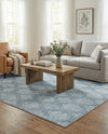 Aegean Elegance Washables Collection Area Rug -  Tinos Rectangle Blue  lifestyle 46
