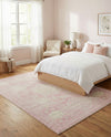 Dover Terrace Collection Area Rug -  Lagoon (Pink) Rectangle Pink  lifestyle 23