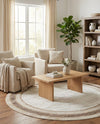 Coastal Haven Collection Area Rug -  Mariner Round Ivory  lifestyle 27