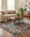 Heritage Elegance Collection Area Rug -  Topkapi Rectangle Vintage Green  lifestyle 58