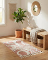 Sahara Chic Collection Area Rug -  Nubia Rectangle Pink  lifestyle 39