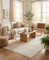 Bazaar Chic Collection Area Rug -  Agadir Rectangle Ivory  lifestyle 12
